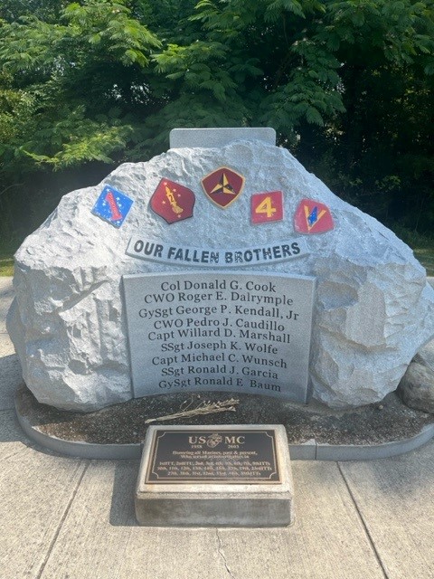 USMC Fallen Brothers Monument at Camp Lejeune, NC